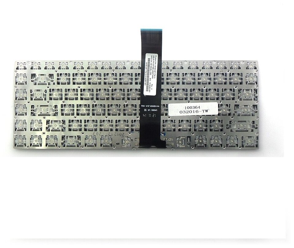 Клавиатура для ноутбука Asus K45 U37 U47 Series Плоский Enter Черная без рамки PN: 9Z N8ABQ G01