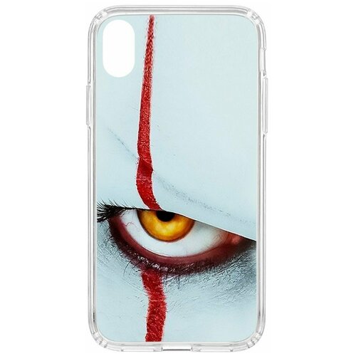 фото Чехол для apple iphone xr kruche print оно / чехол для apple iphone / чехол с рисунком / чехол с принтом / чехол для айфон / бампер на айфон / чехол накладка для iphone / противоударная накладка для iphone / защита для iphone / защита на айфон / cиликоновый чехол для iphone / пластиковый чехол на iphone / защитный чехол для iphone кruче