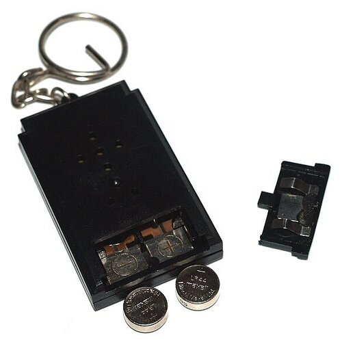 Брелок для поиска ключей СмеХторг, батарейки в комплекте, подарочная упаковка, черный
