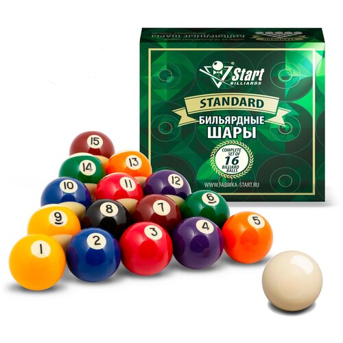 Шары для бильярда Start Billiards Standard 57,2 мм