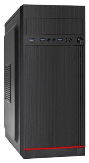 Корпус Exegate Miditower AA-442U3-AA450 ATX, БП AA450, черный EX290192RUS