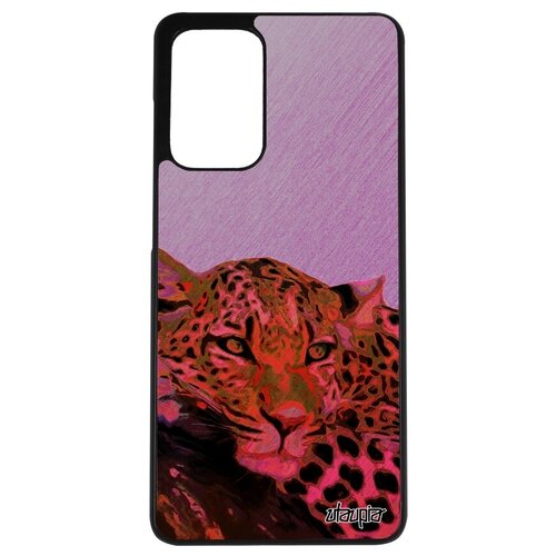 фото Защитный чехол на телефон // galaxy a72 // "леопард" пантера дикий, utaupia, оранжевый