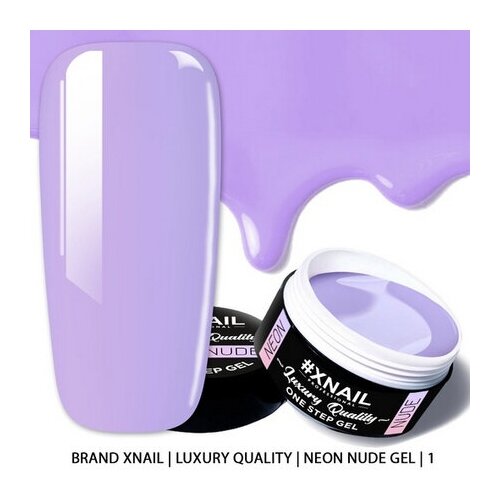 Xnail, Luxury Quality Neon Nude Gel 01, 15гр