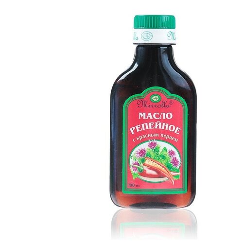 Репейное масло Mirrolla с красным перцем, 100 мл./В упаковке шт: 1