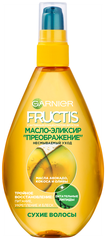 GARNIER Масло для волос Fructis Тройное восстановление, 150 г, 150 мл, бутылка