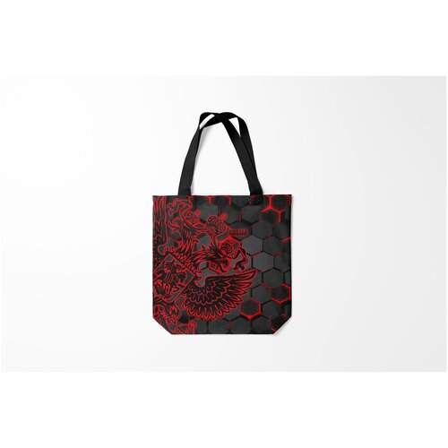 фото Сумка-шоппер / 40х40 см / патриотичные / патриотизм russia lifestyle burnettie