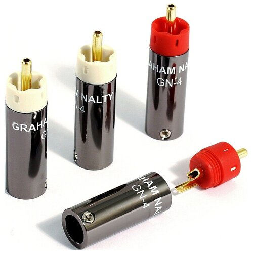 Разъем RCA (Комплект) Graham Nalty GN4-G Gold Plated RCA Plugs