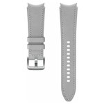 Аксессуар Ремешок для Samsung Galaxy Watch 4 Classic / Watch 4 Hybrid Leather M/L Silver ET-SHR89LSEGRU - изображение