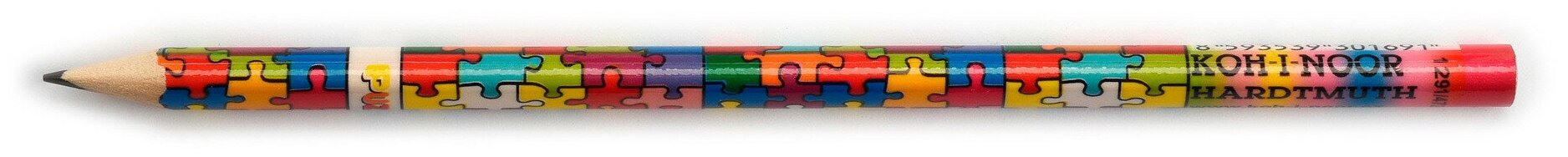 Карандаш ч/г Koh-I-Noor 1291 1291002472KS HB кругл. дерево кор.европод.