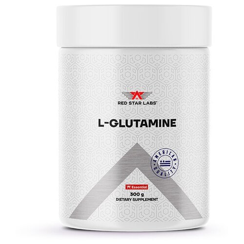 Аминокислота L-Glutamine 300 г гейнер red star labs basic meal 900 г вкус банан