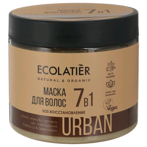 Маска для волос Ecolatier Urban - Sos Восстановление Маска для волос 7 в 1 
