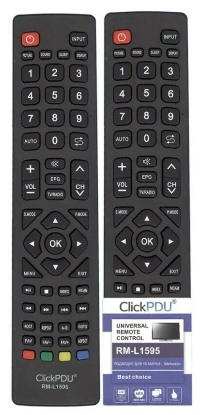 фото Пульт универсальный RM-L1595 для Telefunken