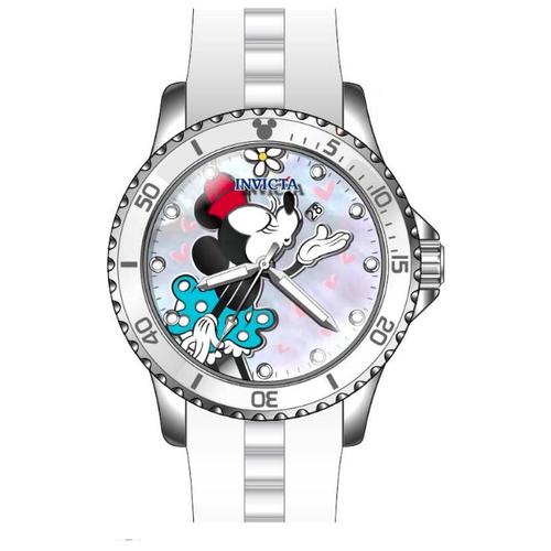 Наручные часы INVICTA Часы женские кварцевые Invicta Disney Limited Edition Minnie Mouse Lady 39526, белый