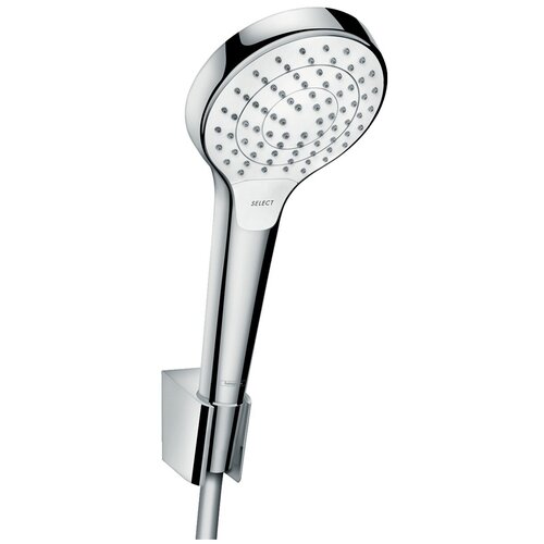 Hansgrohe Croma Select S 26411400 Душевой набор Vario (хром - белый) hansgrohe душевой гарнитур hansgrohe croma select s vario 26562400