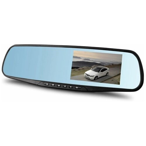 фото Видеорегистратор автомобильный/ видеорегистратор зеркало full hd с жк экраном, одна камера и зеркало заднего вида s.e.h.
