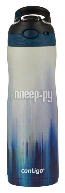 Термос-бутылка CONTIGO Ashland Couture Chill, 0.59л, белый/ синий - фото №5
