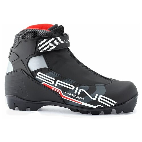 фото Лыжные ботинки spine x-rider 254 2021-2022, р.47, черный/красный