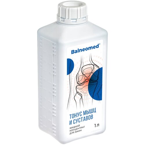 Жидкий концентрат для ванн Тонус мышц и суставов Balneomed 1000 мл. жидкий концентрат для ванн арника balneomed