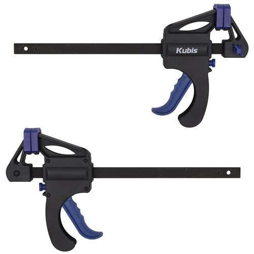 Струбцина F-образная Kubis, быстрозажимная, универсальная, автоматическая 200 * 63 мм, 85 кг, 2 шт.