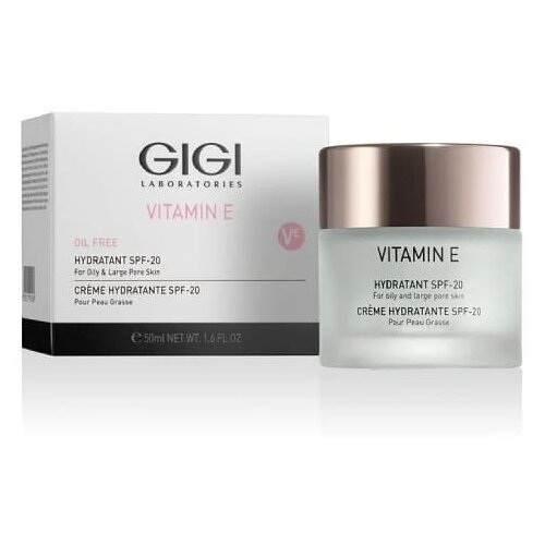 Увлажняющий крем для жирной кожи GIGI Vitamin E Hydratant SPF 20, 50 мл