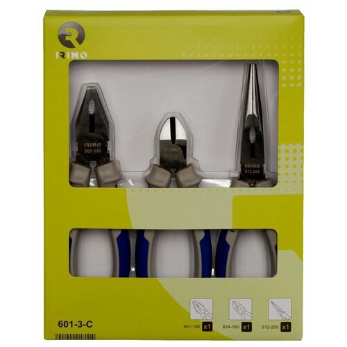 Набор плоскогубцев IRIMO 601-3-C, 3 шт.