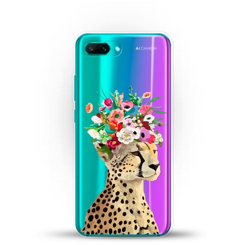 фото Силиконовый чехол леопард на honor 10 andy & paul