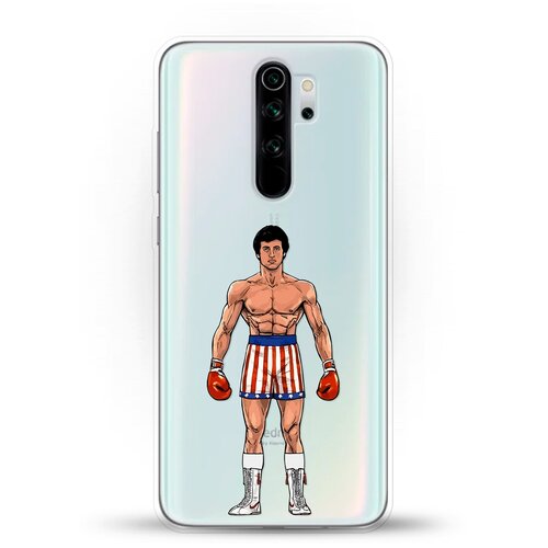 фото Силиконовый чехол слай на xiaomi redmi note 8 pro andy & paul