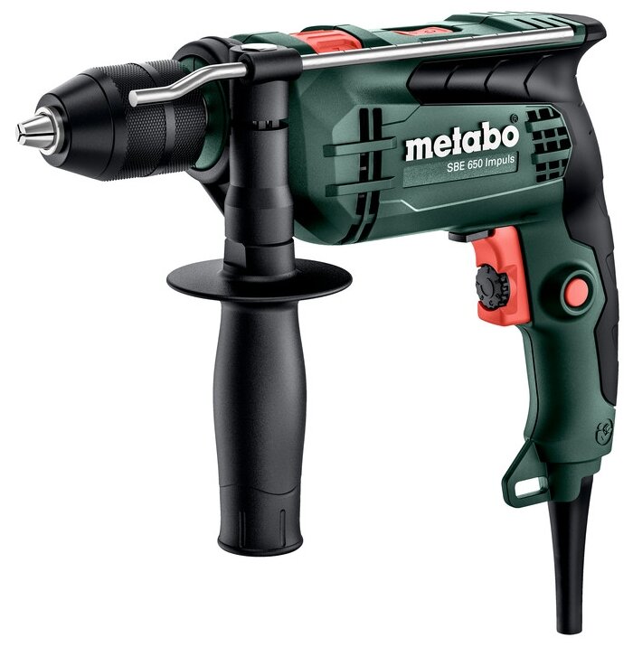 Сетевая дрель Metabo SBE 650 Impuls ударная (БЗП) 600743500