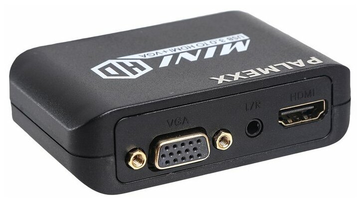 Адаптер PALMEXX USB3.0 to HDMI+VGA, внешняя видеокарта AY92