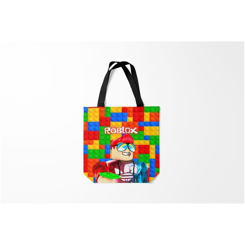 фото Сумка-шоппер / 40х40 см / геймерам / roblox 3 burnettie