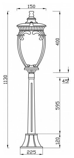 Outdoor Ландшафтный светильник Maytoni Outdoor O414FL-01BZ1