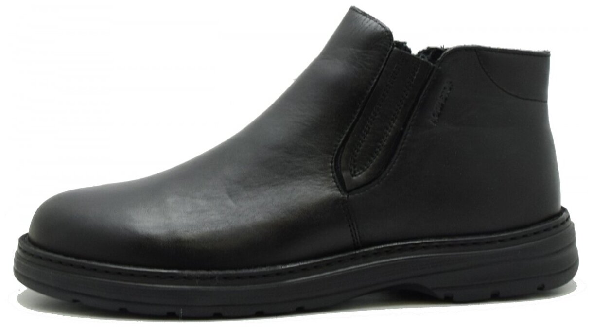 фото Burgerschuhe 80450V мужские ботинки черный натуральная кожа зима