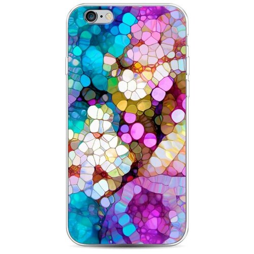фото Силиконовый чехол "калейдоскоп" на apple iphone 6s / айфон 6s case place