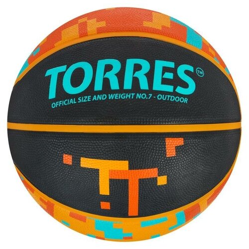 TORRES Мяч баскетбольный TORRES TT, B02127, размер 7