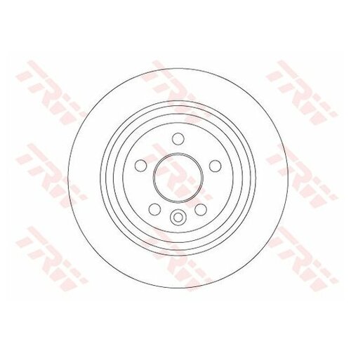 фото Trw диск тормозной trw df6913