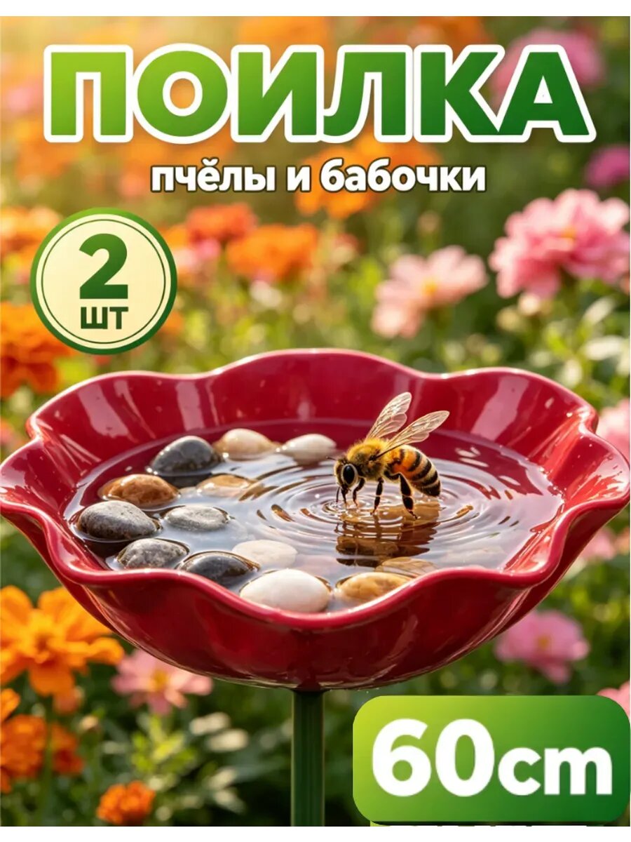 Поилка для пчел садовая декоративная