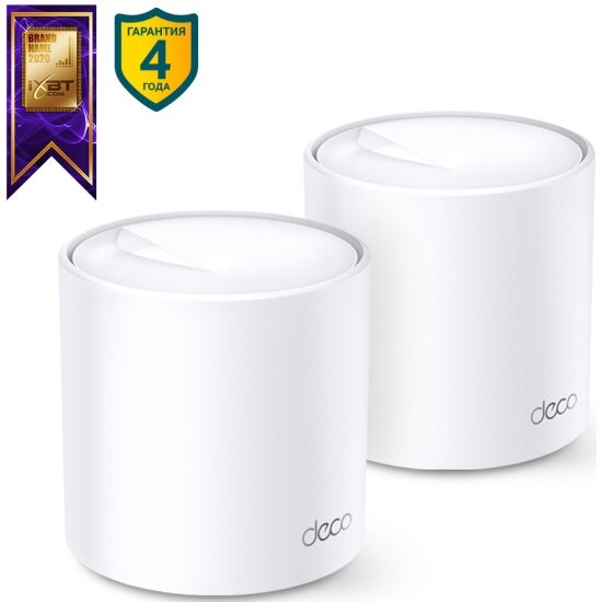 Бесшовный Mesh роутер Tp-link Deco X60 (2-Pack)