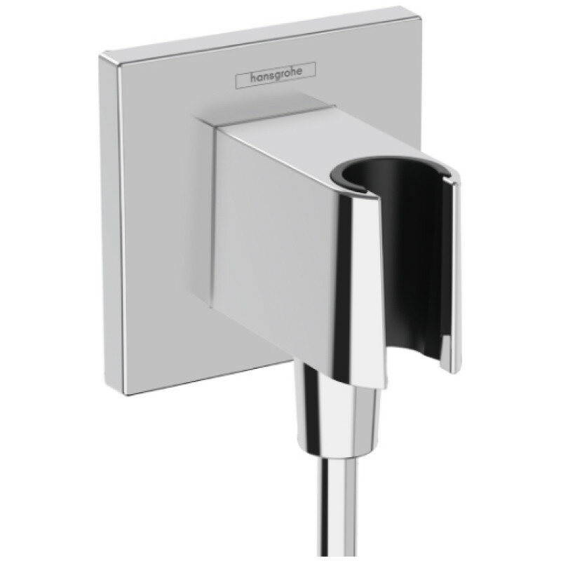 Подключение для душевого шланга с держателем Hansgrohe Fixfit E 26889000