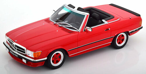 Mercedes-Benz 500SL amg R107 roadster 1986 red