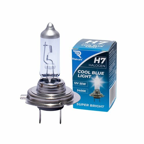 Лампа галогенная 55 ватт 12 вольт H7 Cool Blue от бренда Rekzit 188₽