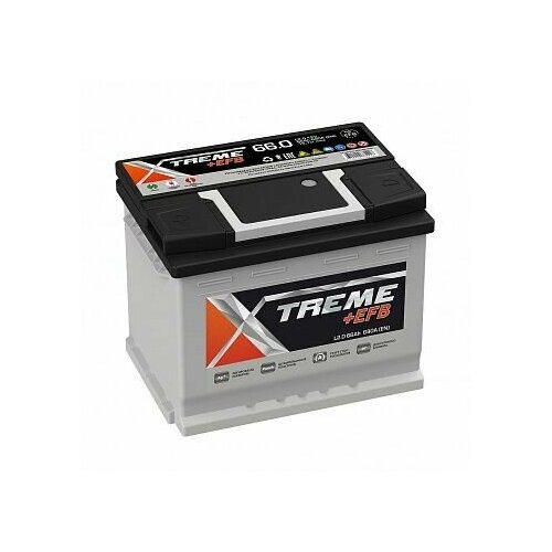 Аккумулятор автомобильный XTREME EFB 66 обр L20 8450₽