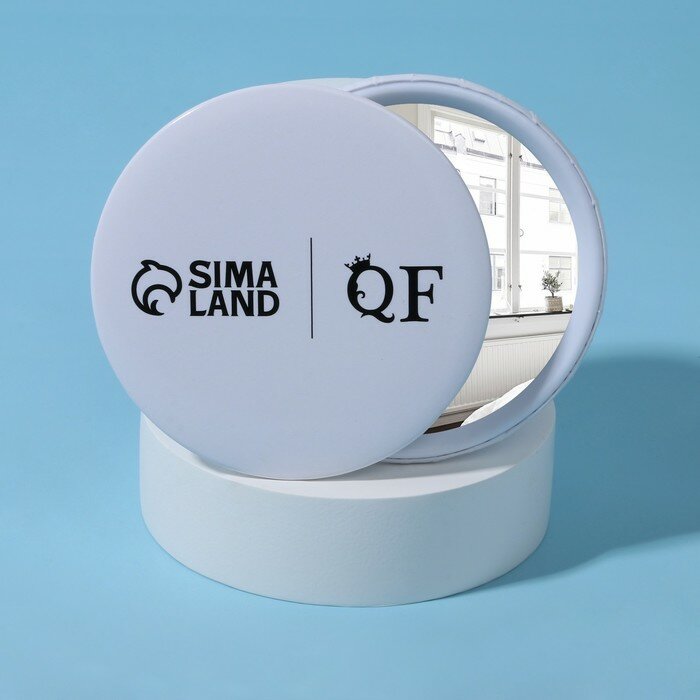 фото Зеркало «QF», d = 7 см, цвет белый