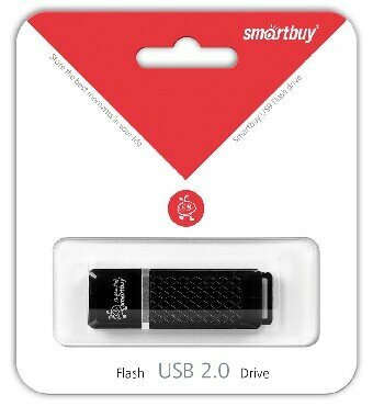 USB флеш (SMARTBUY (SB8GBQZ-K) 8GB QUARTZ SERIES BLACK)