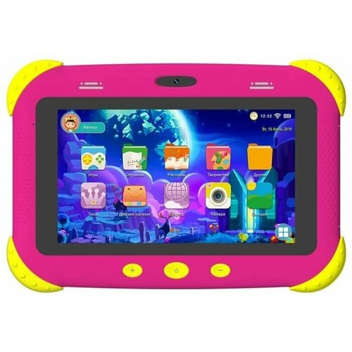 Планшет (DIGMA CITI Kids Розовый (MT8321)) планшет bq bq 7082g armor print14 spreadtrum sc7731c 1 2 ghz 1024mb 8gb 3g wi fi bluetooth gps cam 7 0 1024x600 android