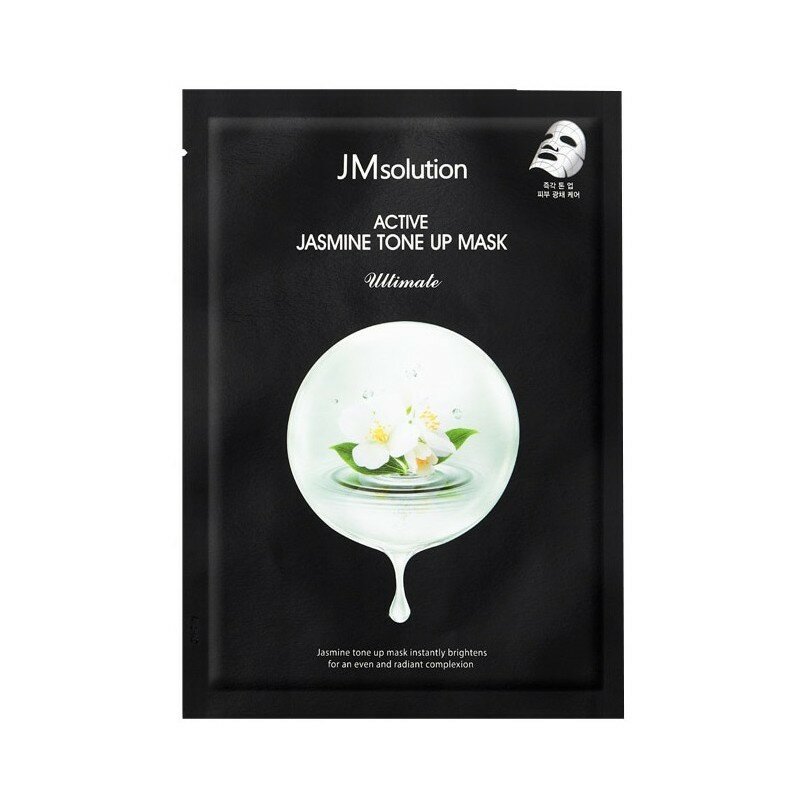 JMsolution Маска тканевая с экстрактом жасмина - Active jasmine tone upmask ultimate, 30мл