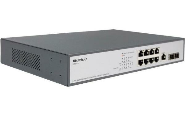 OS3110P/135W/A1A Управляемый L2 PoE-коммутатор 8x1000Base-T PoE+, 2x1000Base-X SFP, PoE-бюжет 135 Вт