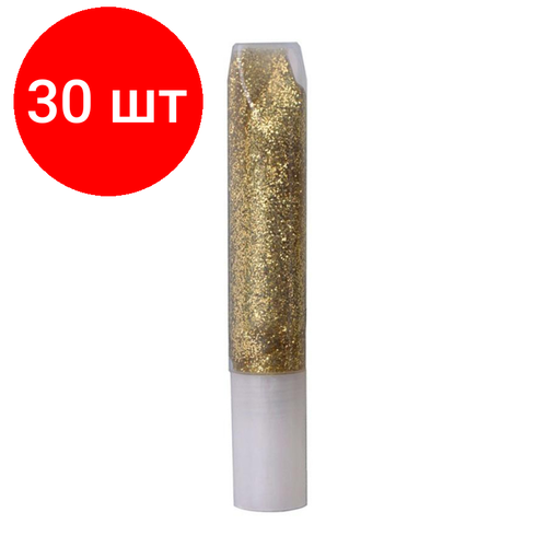 Комплект 30 штук Гель с блестками Луч Блеск золото 5 мл 1643690 2321₽