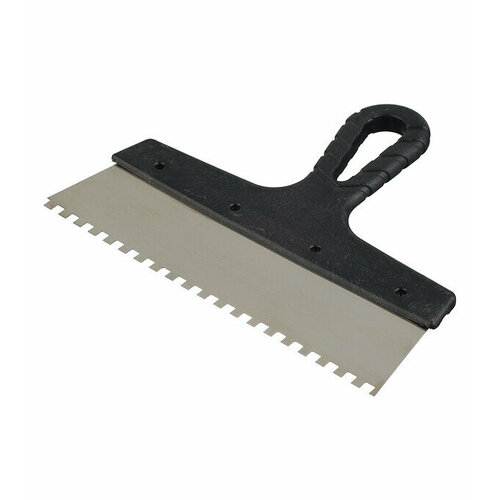 Шпатель зубчатый 250х6 мм с пластиковой ручкой 1025₽