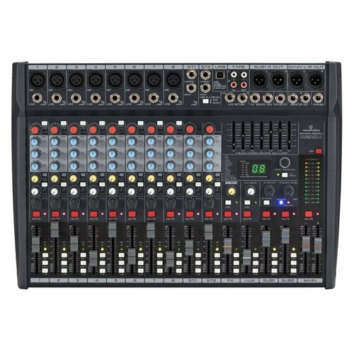 Аналоговый микшер Soundsation Alchemix-802UFX аналоговый микшер invotone mx6