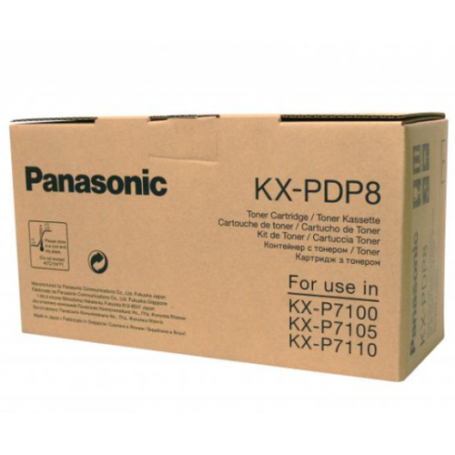 KX-PDP8 Panasonic оригинальный черный тонер-картридж для Panasonic KX-P7100/ 7105/ 7110 (4 000стр) тонер картридж panasonic kx fat431a7 черный оригинальный 1 шт